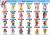 YC Humanoid Stickers Flat Humanoid Stickers Figure Stickers Extra Large Humanoid Stickers Factory Direct Sales