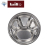 Stainless Steel round Hand-Shaped Brush Six Grid Fast Food Plate Student Cafeteria Restaurant Fast Food Plate