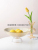 INS Light Luxury European-Style Golden High-End Living Room Decoration High Leg Fruit Bowl Fruit Plate Snack Dish Candy Glass Bowl