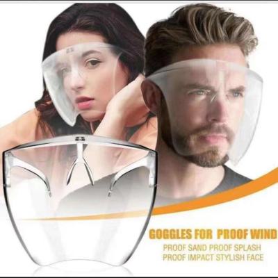 Transparent Protective Face Shield Non-Fog/Anti-Fog and Dustproof, Anti-Splash, Anti-Impact Comfortable to Wear