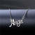 New Stainless Steel Name Necklace Female European and American Jewelry English Word Necklace Personality Letter Collarbone Necklace Wholesale