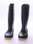 Manufacturers Recommend Classic Ordinary Rain Boots Black Surface Yellow Bottom Rain Boots