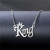 New Stainless Steel Name Necklace Female European and American Jewelry English Word Necklace Personality Letter Collarbone Necklace Wholesale