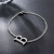 Titanium Steel Hiphop Letter B Bracelet Trendy Personality Ins Hip Hop Letter Bracelet Jewelry