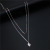Drip Chain Double-Layer Stainless Steel Necklace Cactus Pendant Clavicle Chain