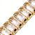 [Rectangular] 2.5 * 5mm Horizontal Dense Zircon Claw Chain Copper Inlaid Diamond Handmade Chain Nail Beauty Rhinestone Ornaments Accessories