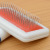 Promotional White Airbag Comb White Needle Comb with Protective Head White Plastic Handle Dense Needle Comb Small White Comb Pet Supplies