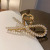 Korean-Style Elegant Pearl Barrettes Summer Back Head Large Barrettes Hairpin Clamp Hairpin Shark Internet Celebrity