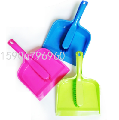 Flat Plastic Desktop Dustpan Brush Set Gy8815