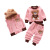 2021 Autumn and Winter Korean Style Children's Clothing Boys' Fleece-Lined Thickened Bear Three-Piece Suit Girls Autumn Clothing Foreign Trade Children's Suit