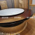 Xi'an Five-Star Hotel Solid Wood Electric Dining Table Restaurant Box Marble Electric Turntable Table Factory Custom