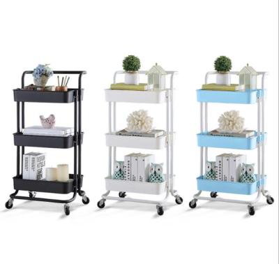3 Tier storage shelf Raskog Kitchen cart Utility Organizer c