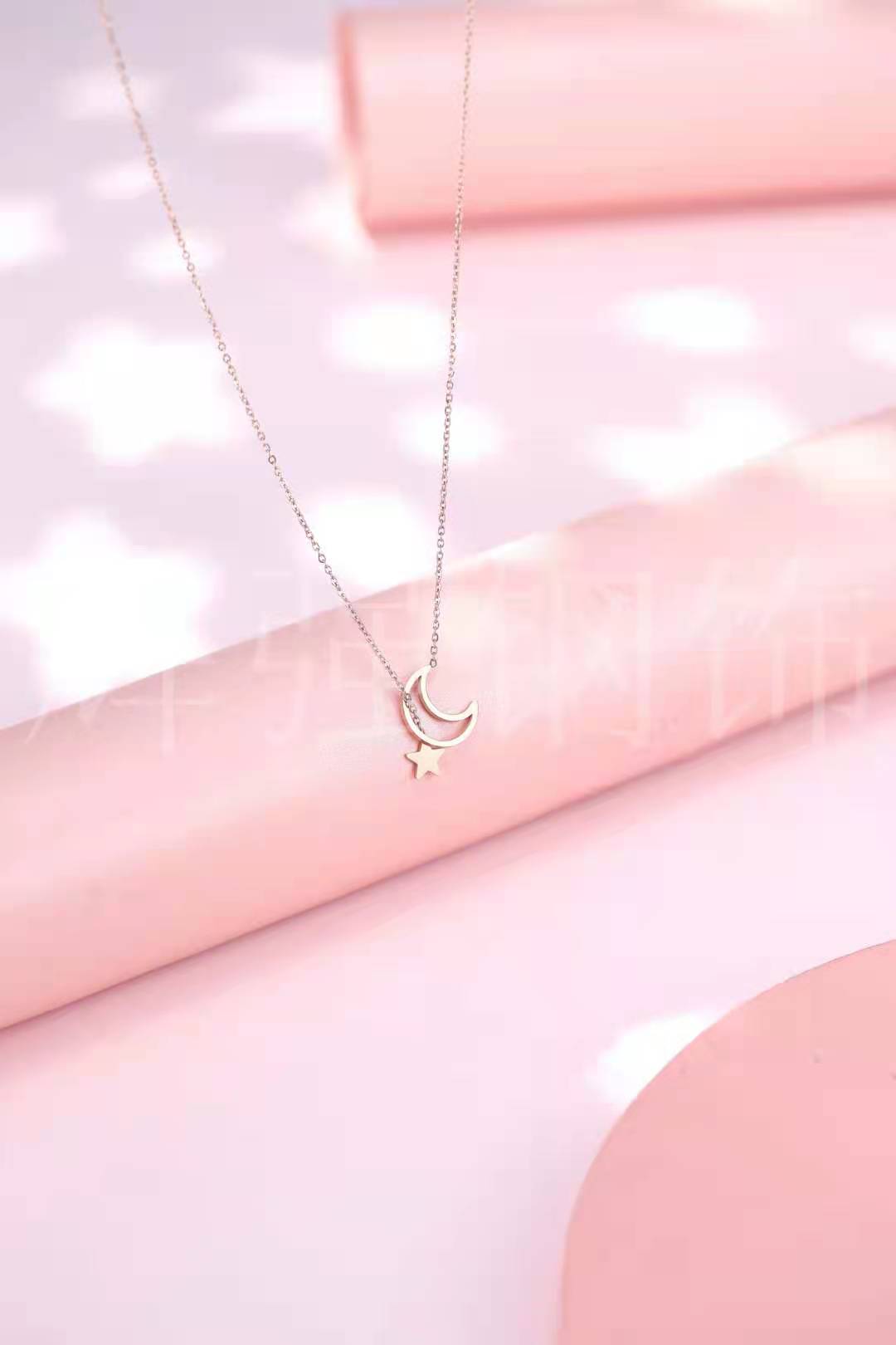 气质款高级感网红耳饰吊坠不锈钢小巧新款潮2025时尚套链不易腐蚀