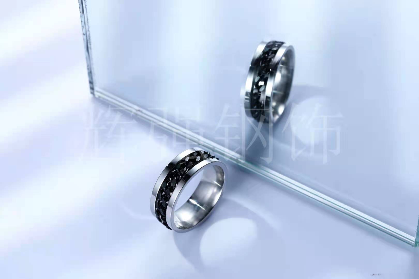 欧美时尚钛钢 不锈钢戒指防过敏 不易变形 不易变色 流行爆款