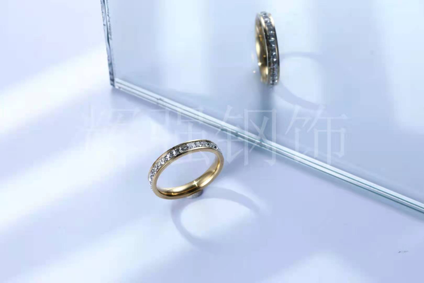 欧美时尚钛钢 不锈钢戒指防过敏 不易变形 不易变色 流行爆款