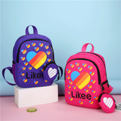 Baby's School Bag Custom Boys and Girls Cute Fashion Printed Backpack Kindergarten Cartoon Backpack Gift Wholesale