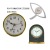 European-Style Clock Head Hour 65mm Embedded Resin Iron Craft Clock Accessories