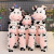 New Cute Big Milk Cow Doll Pillow Long Cartoon Doll Plush Toy Cow Doll Wholesale Custom Logo