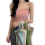 2021new Short Summer Outerwear Small Sling Inner Match Sleeveless Ice Silk Base Sweater Vest Women's Top