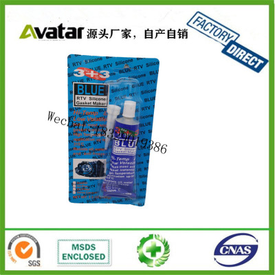 3+3 BLUE Water Resistance Hydraulic Silicone Rtv Gasket Maker