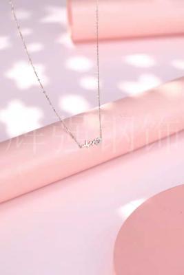 Elegant High-Grade Online Influencer Earrings Pendant Stainless Steel Small New Trendy 2021 Fashionable Chain Set Not Easy to Corrode