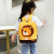 Children's Bags 2021 New Small Bookbag Cartoon Cute Little Lion Backpack Toddler and Baby Anti-Lost Small Backpack