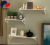 Wall Frame Wall Shelf Punch-Free Simple Bedroom Wall-Mounted Room White Small Bookshelf Decoration