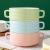 New Nordic Creative Ceramic Binaural Slow Cooker Home Children's Breakfast Steamed Egg Custard Bowl in Stock Wholesale Foreign Trade Cross-Border