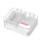 Imakara Japanese Pill Box Mini Pill Cutter Medicine Cutting Grinder Sealed Tablet Cutting Dispenser Pill Box