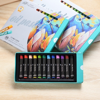 Flexible Bird 24-Color Laminated Studio Training Painting Color Oil Pastels Wholesale
