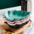 Factory Wholesale Nordic Color Glaze Creative Leaf Shape Baking Bowl Household Irregular Breakfast Plate Fruit Salad Bowl Foreign Trade