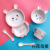 New Baby Bamboo Fiber Suit Baby Tableware Set