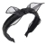 Rabbit Ears Hair Hoop Lace Mesh Bow Headband Sweet Korean Hair Pressing Hairpin Simple Black All-Match Outerwear