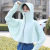 Summer Sun Protective Clothes Women's Long Sleeve 2021 New Ice Silk Sun Protection Shirt Sun Hat Sunscreen Mask Veil Ice Silk Clothes