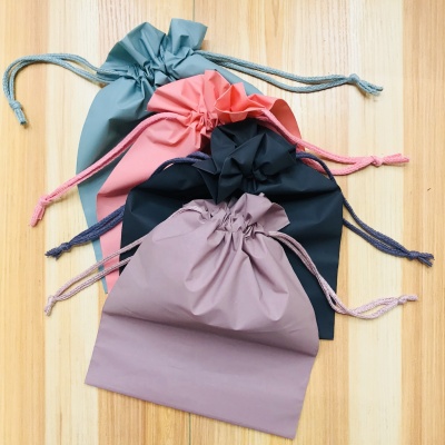 custom logo printed gift drawstring bags pouch wedding small
