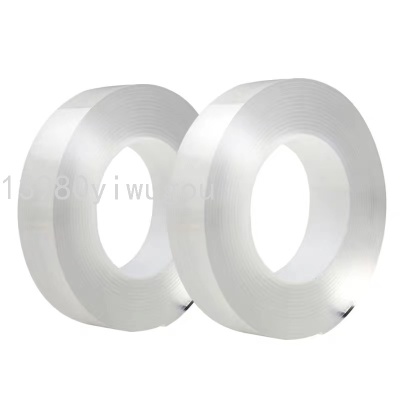Strong Non-Marking Nano Tape Fully Transparent Washing Magic Stickers Double-Sided Adhesive Crystal Tape