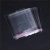 clear plastic bags Transparent Bopp Poly Conjoined Bag With 