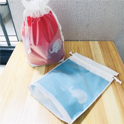 wholesale custom sizes waterproof organic cotton drawering bag recyclable