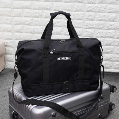 Korean-Style Short-Distance Travel Bag Women's Lightweight Trendy Simple Luggage Men's Large Capacity Travel Bag Foldable Travel Bag Men's