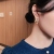 Sterling Silver Needle Korean Internet Hot Pearl Diamond Cross Temperament High-Grade Ear Studs Earrings for Women