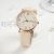 Aliexpress hot selling Korean version of simple Arabic digital lady quartz watch leisure leather watchband wrist watch