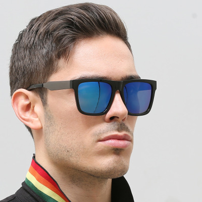 2021 New Large Frame Polarized Sunglasses Cross-Border AliExpress Men's Sunglasses Fishing Trend Square Sunglasses