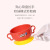 Baby Infant Child Safety Tableware Training Cartoon White Bear Snack Catcher Three-Piece Suit Drop-Proof and Hot-Proof Solid Food Bowl