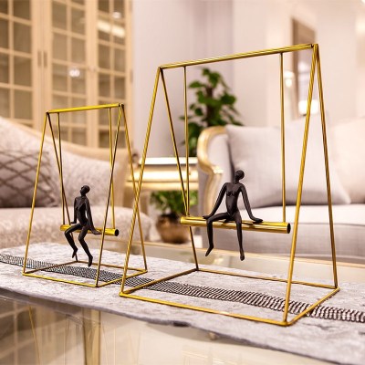 Simple Modern Soft Decoration Home Decoration Personalized Swing Decoration Creative Living Room Bookcase Wine Cabinet Home Ornament One Piece Dropshipping