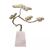 New Chinese Zen Brass Welcome Pine Decoration Modern Minimalist Marble Hallway Study Sample Room Soft Decoration Decoration