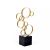 European-Style Creative Geometric Ring Decoration Home Living Room Wine Cabinet Hallway Iron Soft Decoration High-End Decoration Factory Direct Sales