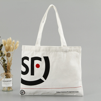 Cotton Blank Cotton Bag Shopping Portable Canvas Bag Custom Advertising Cotton Canvas Bag Custom Printed Logo