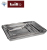 Stainless Steel with Square Hole Plate Stainless Steel Plate Rectangular Tray Tea Set Draining Tray