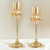 High-End Modern Simple Golden Candle Holder Home Decoration Iron High Leg Candlestick Decoration Wedding Table Props