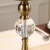 American Chinese Style Simple Crystal Glass Dining Table European Style Candle Holder Decoration French Romantic Dinner Candlestick Decorations